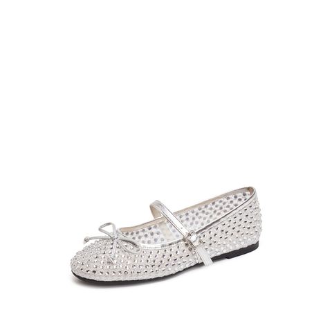 思加图2025秋季新款仙女风玛丽珍鞋平底鞋浅口鞋单鞋女鞋J2425CQ5