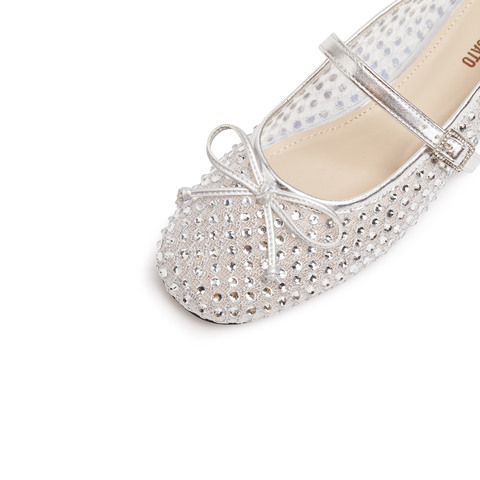 思加图2025秋季新款仙女风玛丽珍鞋平底鞋浅口鞋单鞋女鞋J2425CQ5