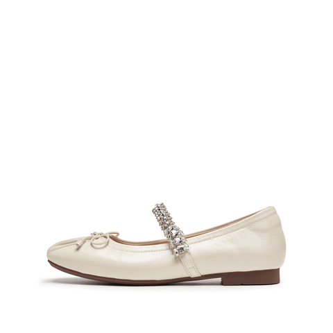 思加图2025秋季新款芭蕾舞鞋玛丽珍鞋平底鞋浅口单鞋女鞋J2991CQ5