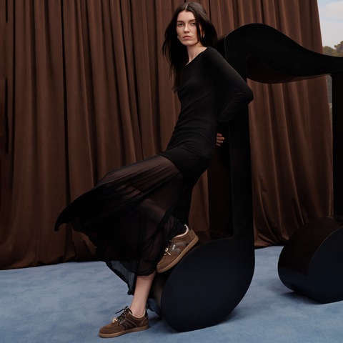 思加图2025秋季新款小音符复古德训鞋运动休闲板鞋女单鞋EE934CM5