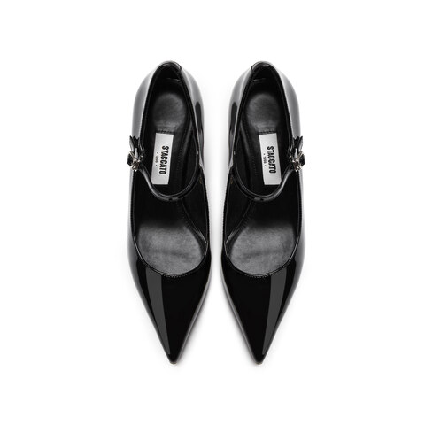 思加图2025秋季新款红玫瑰优雅玛丽珍鞋婚鞋高跟鞋浅口单鞋女H8001CQ5