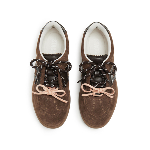 思加图2025秋季新款小音符复古德训鞋运动休闲板鞋女单鞋EE934CM5