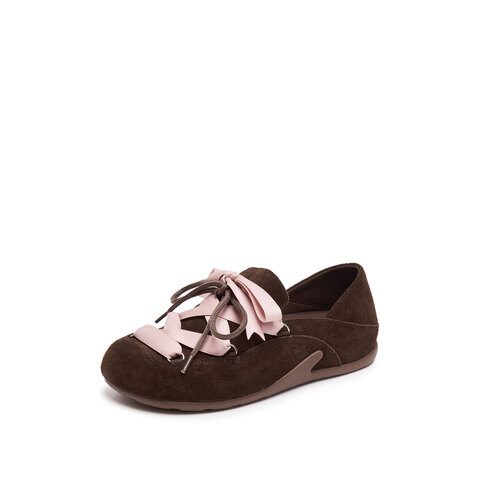 思加图2025秋季新款复古大头鞋勃肯鞋平底鞋休闲鞋单鞋女鞋Y8882CM5