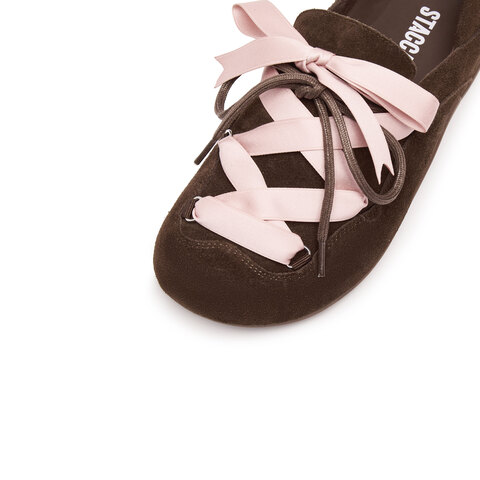 思加图2025秋季新款复古大头鞋勃肯鞋平底鞋休闲鞋单鞋女鞋Y8882CM5