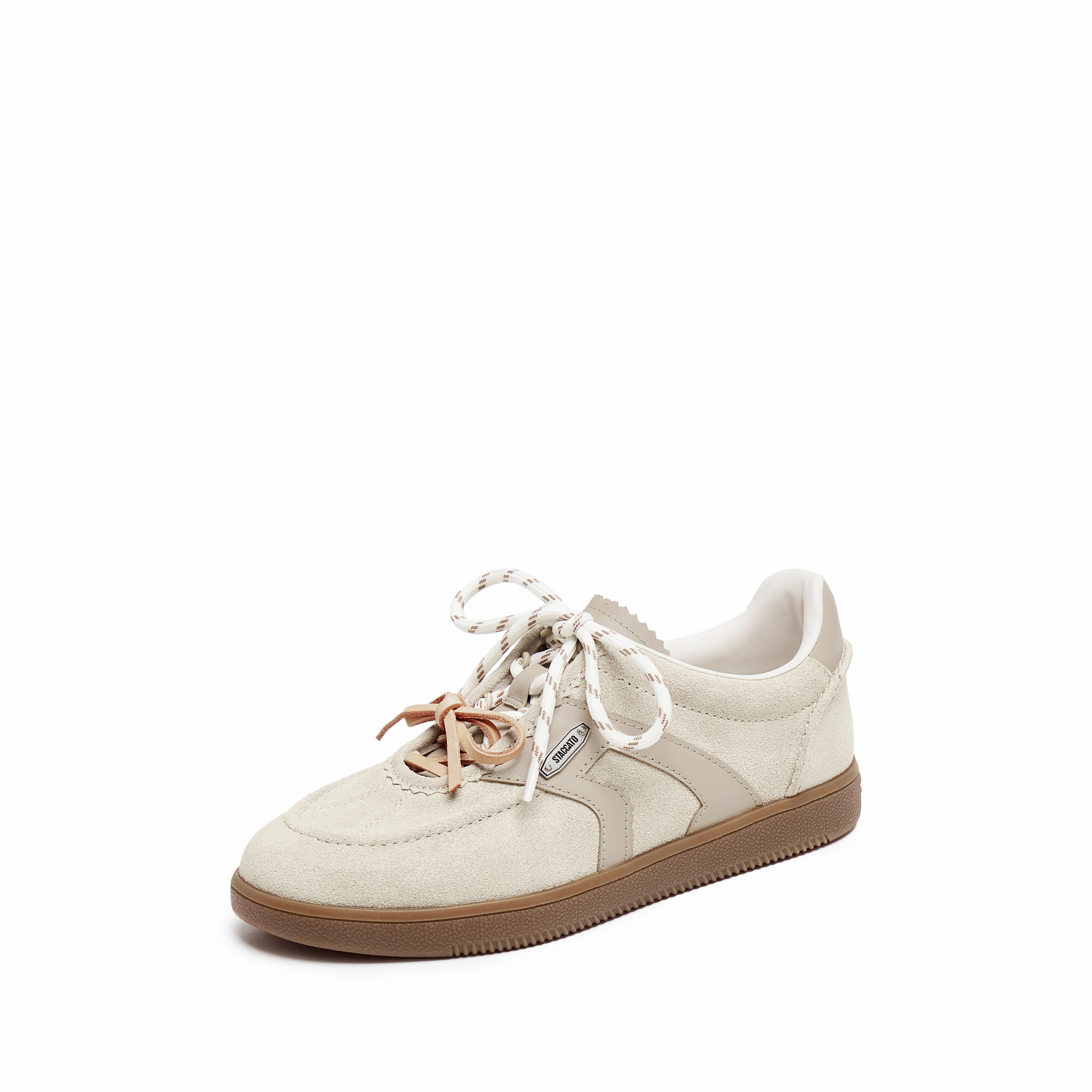 思加图2025秋季新款小音符复古德训鞋运动休闲板鞋女单鞋EE934CM5