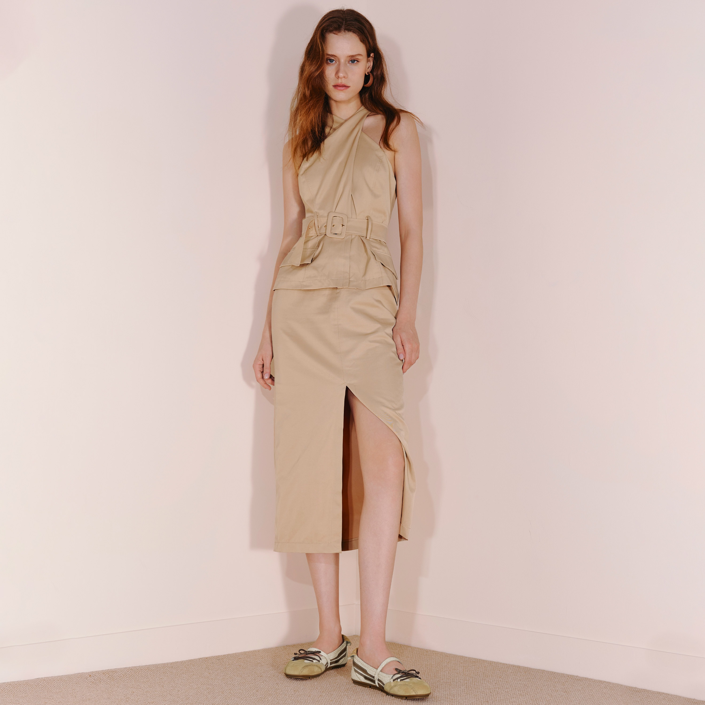 思加图2025秋季新款甜美芭蕾舞鞋浅口单鞋平底鞋减龄女鞋EG702CQ5