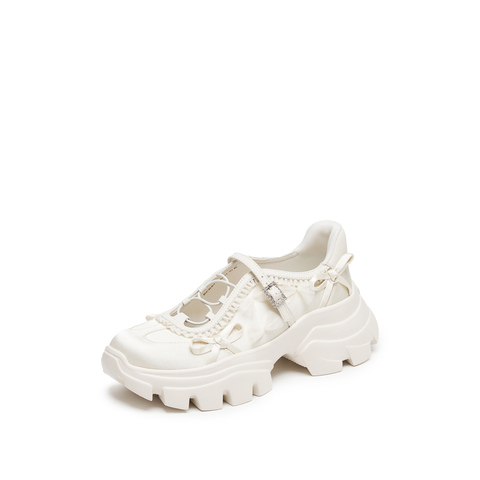 思加图2025秋季新款甜酷玛丽珍鞋厚底增高运动休闲鞋女鞋ECE87CM5