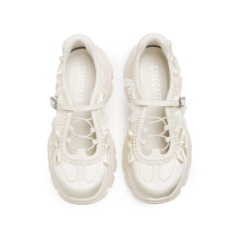 思加图2025秋季新款甜酷玛丽珍鞋厚底增高运动休闲鞋女鞋ECE87CM5