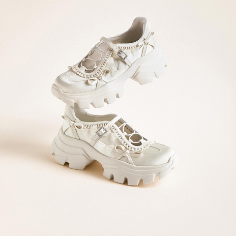 思加图2025秋季新款甜酷玛丽珍鞋厚底增高运动休闲鞋女鞋ECE87CM5