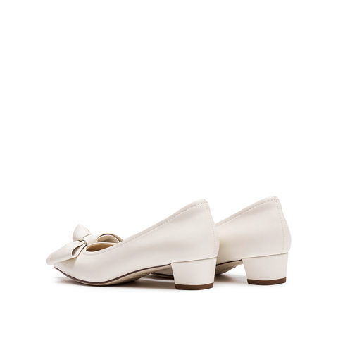 思加图2025秋季新款通勤粗跟单鞋浅口鞋气质尖头女鞋子Y0105CQ5