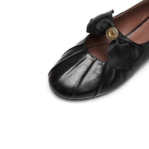 思加图2025秋季新款复古玛丽珍鞋平底鞋单鞋小皮鞋女鞋子K0231CA5