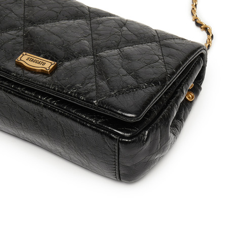 思加图2025秋季新款通勤绗缝包小方包菱格链条包单肩包包X8263CX5