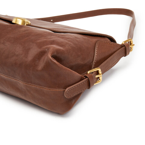 思加图2025秋季新款旧书签腋下包邮差包小方包手提包女包X8249CX5