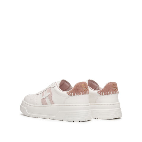 思加图2025秋季新款补丁鞋板鞋厚底增高小白鞋休闲鞋女鞋EUW01CM5