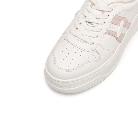 思加图2025秋季新款补丁鞋板鞋厚底增高小白鞋休闲鞋女鞋EUW01CM5