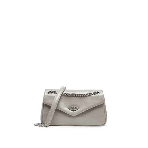 思加图2025秋季新款通勤邮差包小方包链条包单肩包背提包X8254CX5