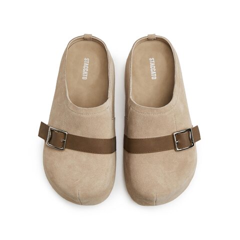 思加图2025秋季新款大头鞋勃肯鞋厚底凉拖鞋外穿女凉鞋S1104CH5