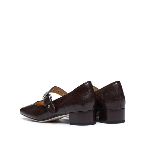 思加图2025秋季新款法式玛丽珍鞋奶油鞋浅口单鞋粗跟女鞋J7160CQ5