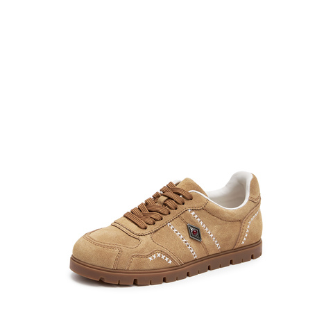 思加图2025秋季新款亚利桑那德训鞋运动休闲鞋平底鞋女鞋EHT04CM5