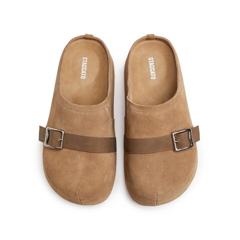 思加图2025秋季新款大头鞋勃肯鞋厚底凉拖鞋外穿女凉鞋S1104CH5