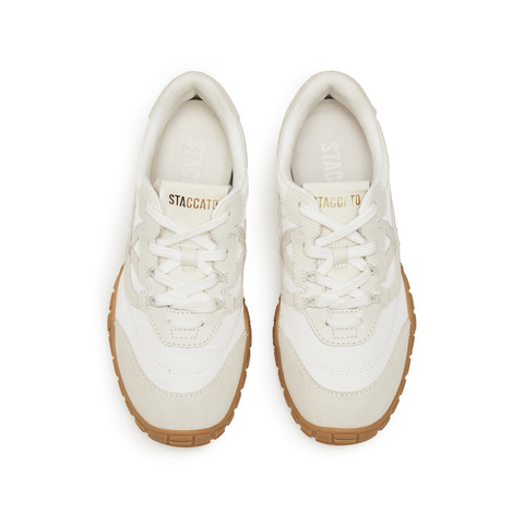 思加图2025秋季新款华芙鞋复古德训鞋运动休闲鞋透气女鞋EHV02CM5