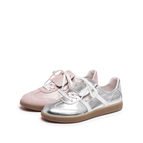 思加图2025秋季新款小音符德训鞋阿甘鞋运动休闲鞋板鞋女鞋EE925CM5