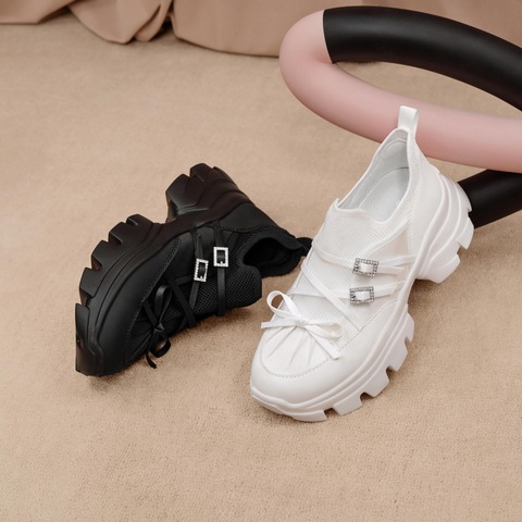 思加图2025秋季新款百搭老爹鞋小白鞋厚底运动休闲鞋女鞋ECE62CM5