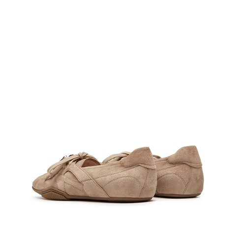 思加图2025秋季新款复古芭蕾舞鞋平底鞋单鞋女鞋子Y2661CA5