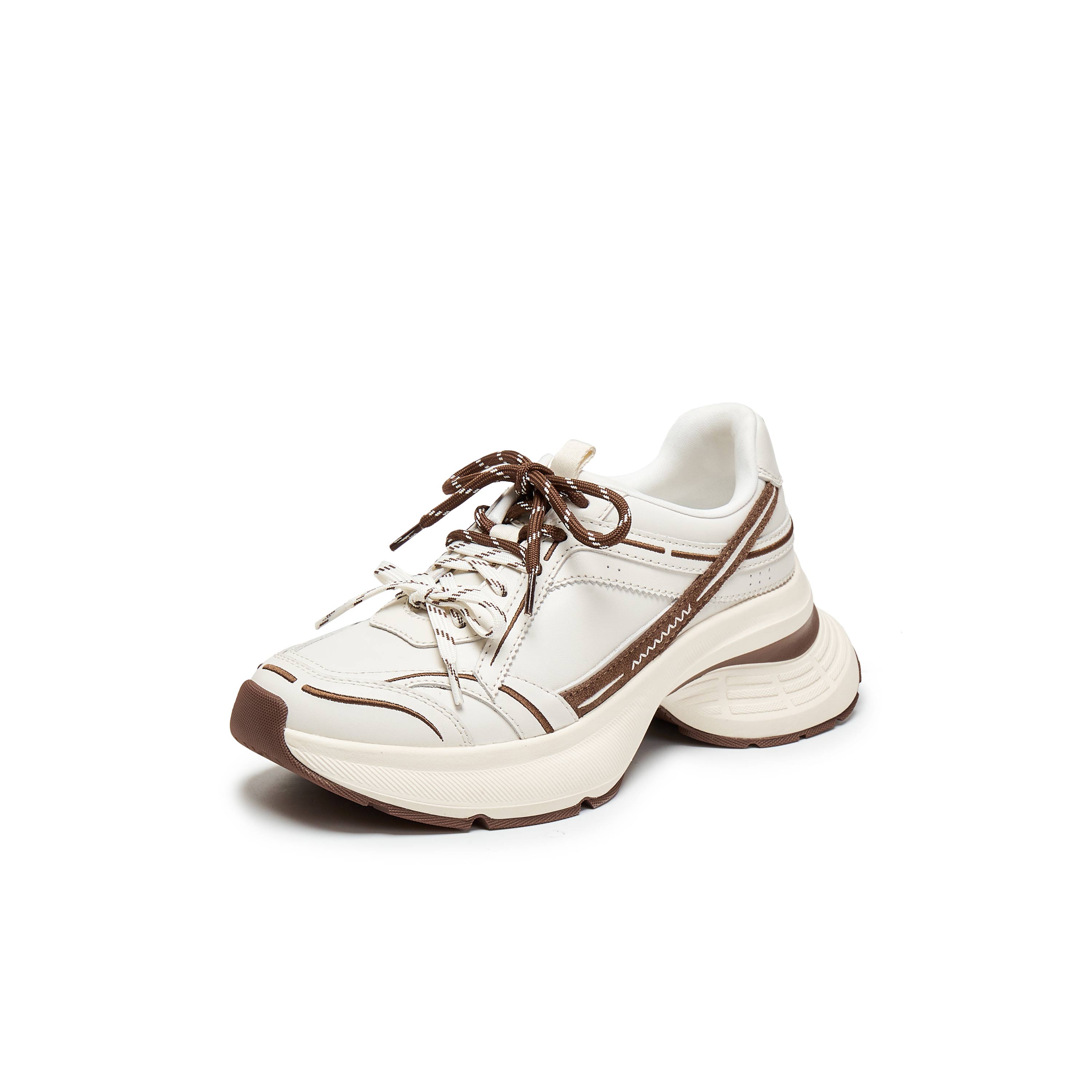 思加图2025秋季新款元气蝴蝶老爹鞋厚底增高运动休闲鞋女ECE92CM5