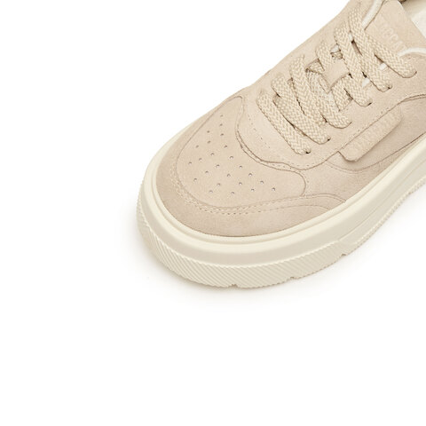 思加图2025秋季新款百搭小白鞋厚底增高板鞋松糕鞋休闲女C2152CM5