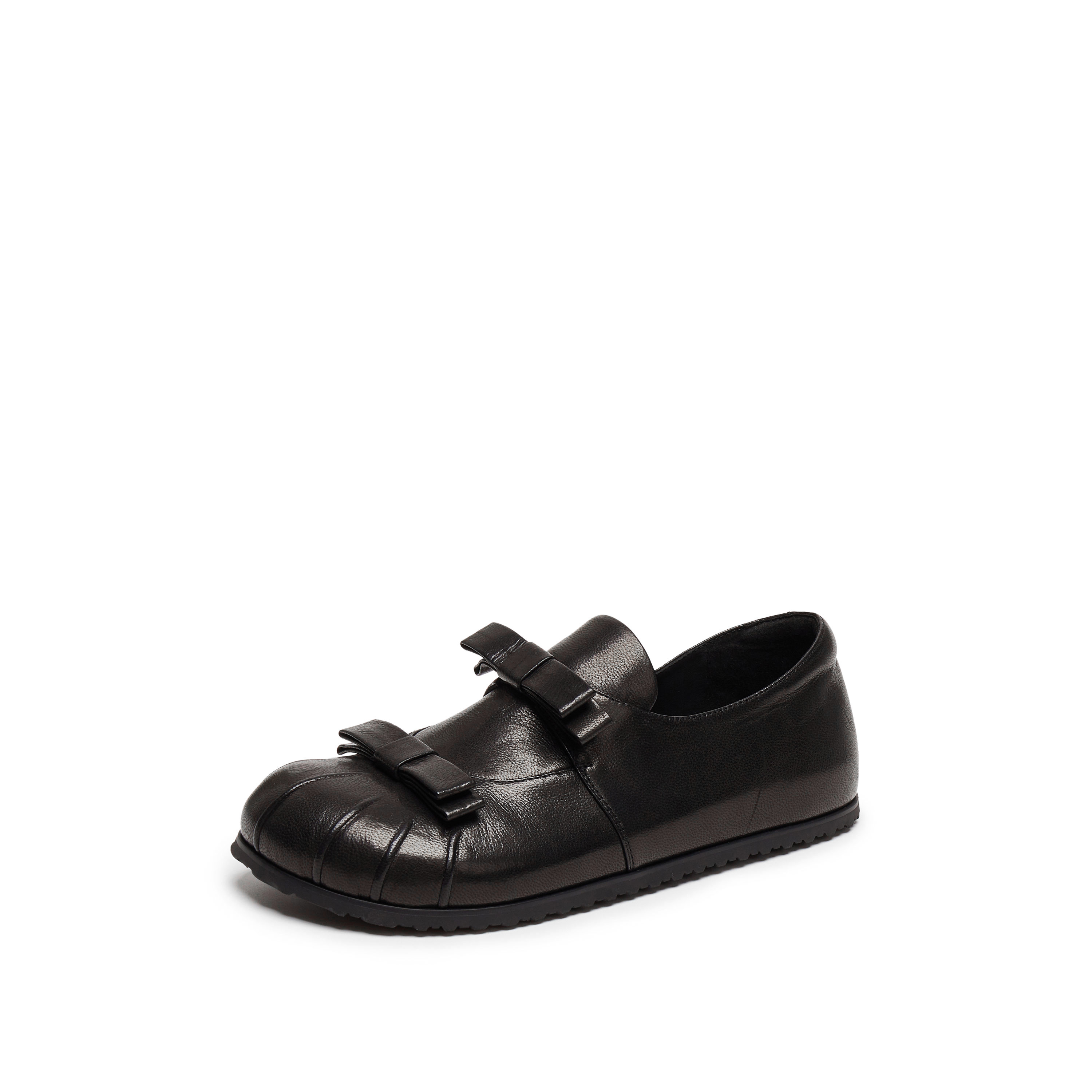 思加图2025秋季新款复古玛丽珍鞋一脚蹬平底鞋单鞋女鞋子S2317CM5