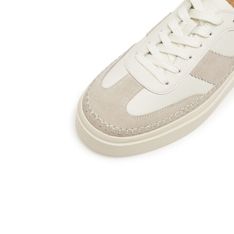 思加图2025秋季新款灰白格德训鞋阿甘鞋厚底运动休闲鞋男H2861CM5