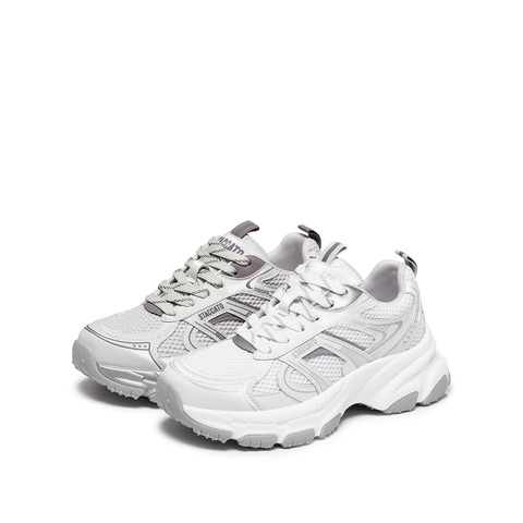 思加图2025秋季新款百搭老爹鞋厚底增高运动休闲鞋透气女J8268CM5