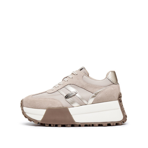 思加图2025秋季新款德训鞋阿甘鞋厚底增高休闲运动鞋女鞋G0962CM5