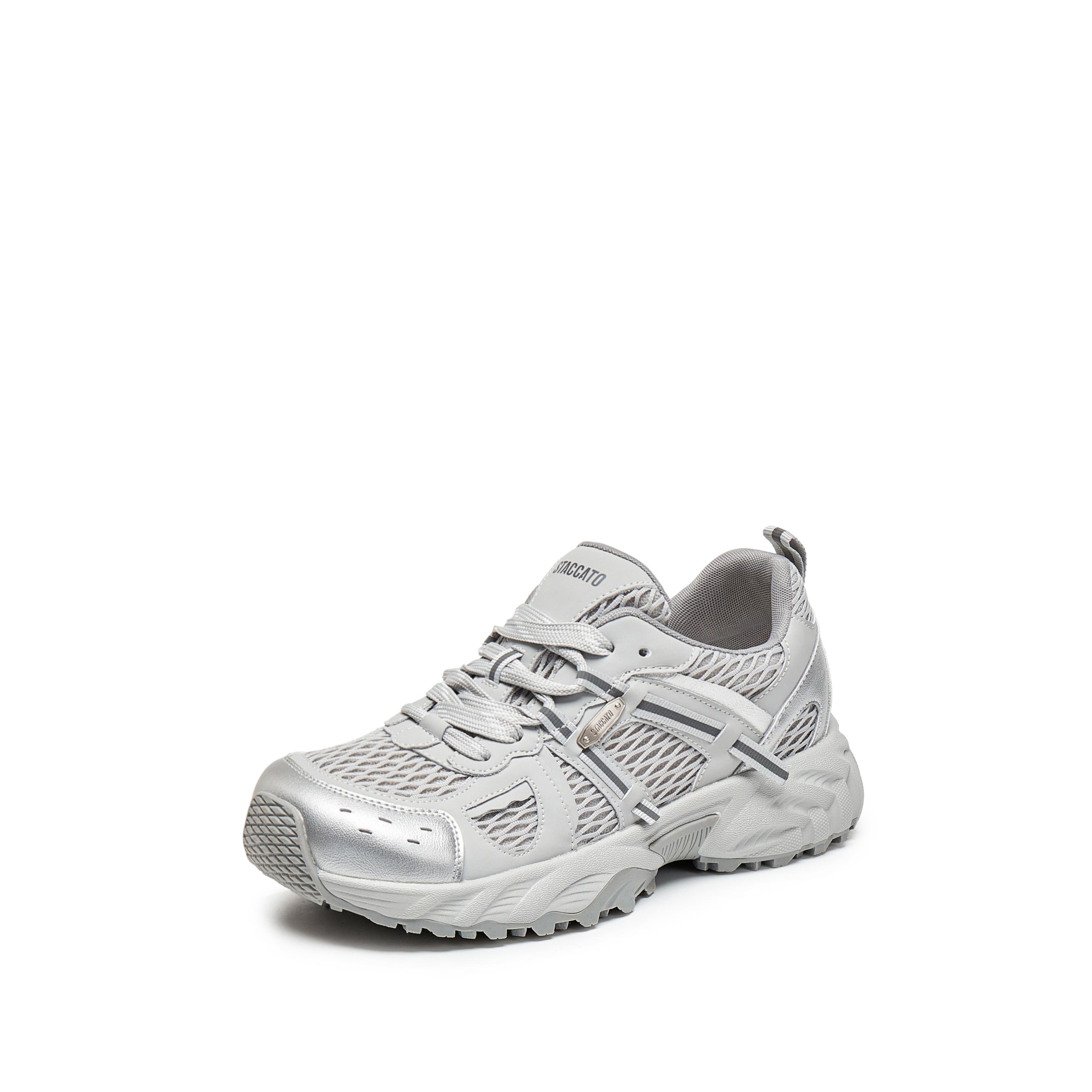 思加图2025秋季新款百搭运动休闲鞋老爹鞋厚底增高透气女J5917CM5