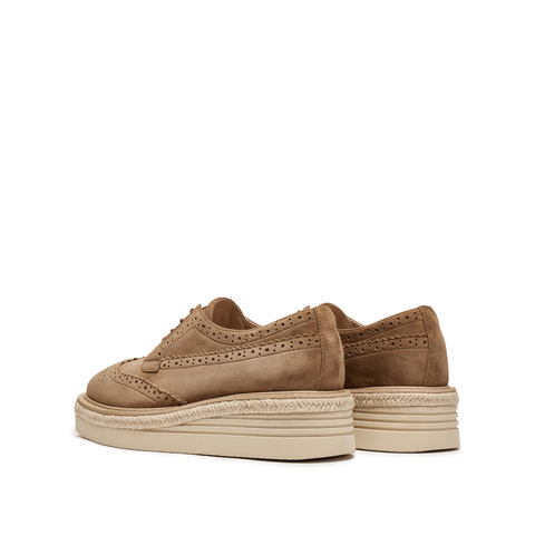 思加图2025秋季新款英伦风牛津鞋厚底增高深口鞋女单鞋H2273CM5