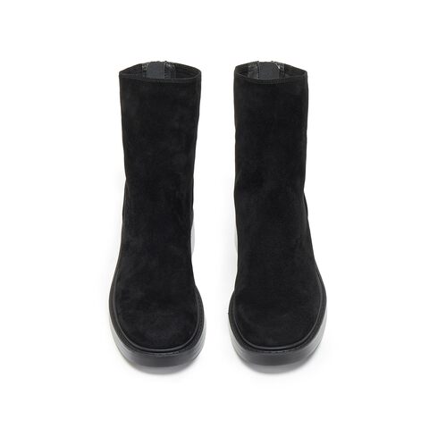 思加图2025冬季新款复古中靴瘦瘦靴时装靴粗跟通勤女靴子Z1604DZ5