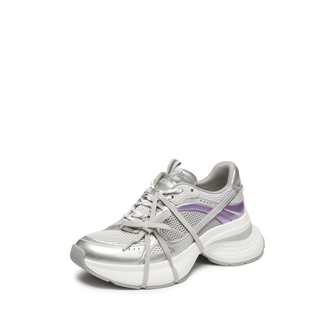 思加图2025秋季新款极光蝴蝶老爹鞋厚底增高运动休闲鞋女ECE94CM5