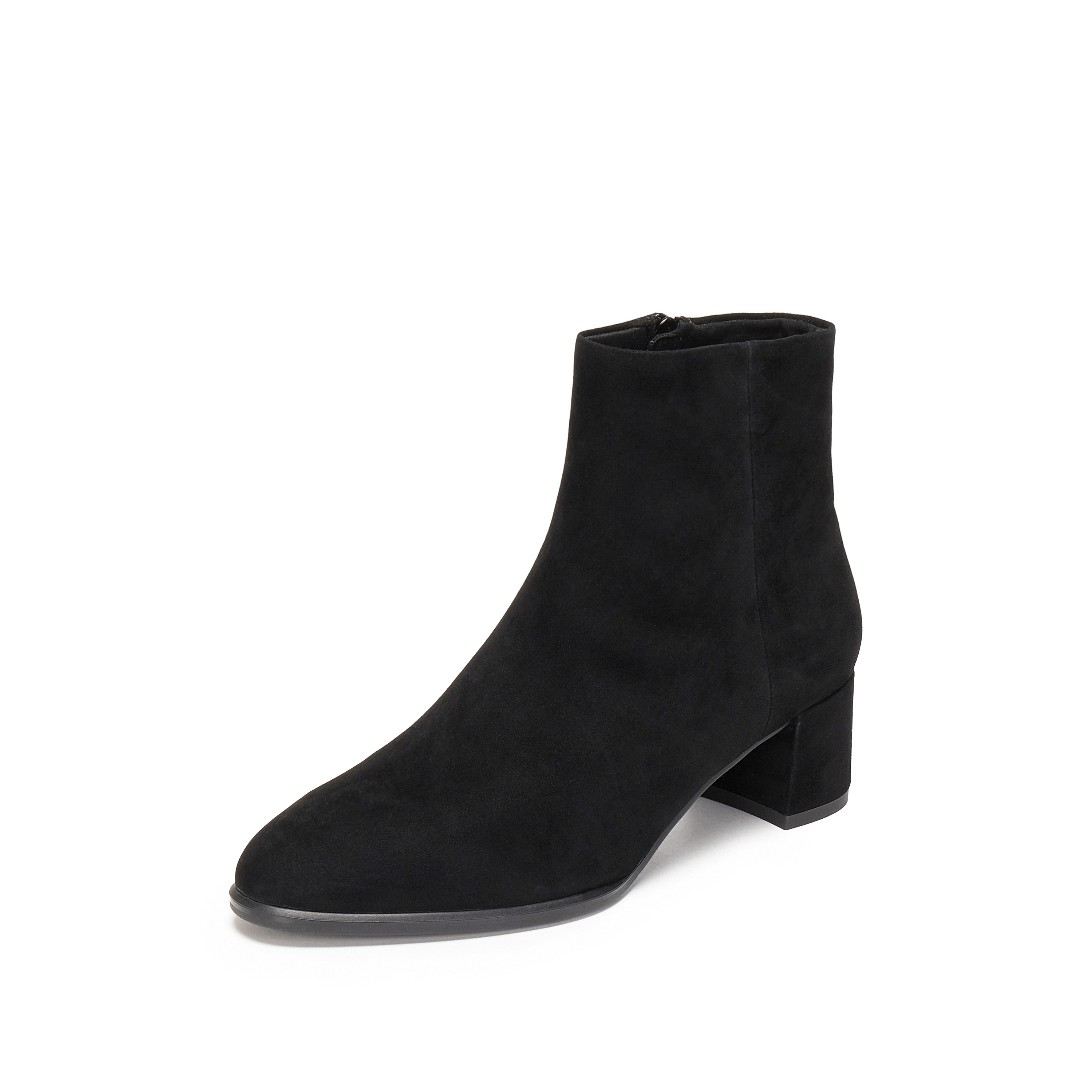 思加图2025冬季新款雾都恋人时装靴粗跟短靴气质通勤女靴EH701DD5