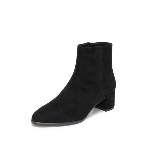 思加图2025冬季新款雾都恋人时装靴粗跟短靴气质通勤女靴EH701DD5