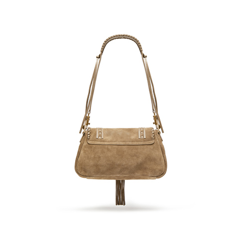 思加图2025冬季新款游牧包斜挎包流苏包单肩包复古背提包X8340DX5