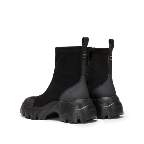 思加图2025冬季新款交响海豚运动靴中靴厚底增高瘦瘦靴女EIX03DZ5