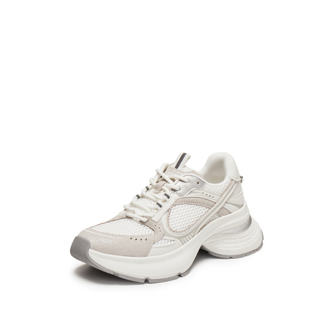 思加图2025秋季新款极光蝴蝶老爹鞋厚底增高运动休闲鞋女ECE94CM5