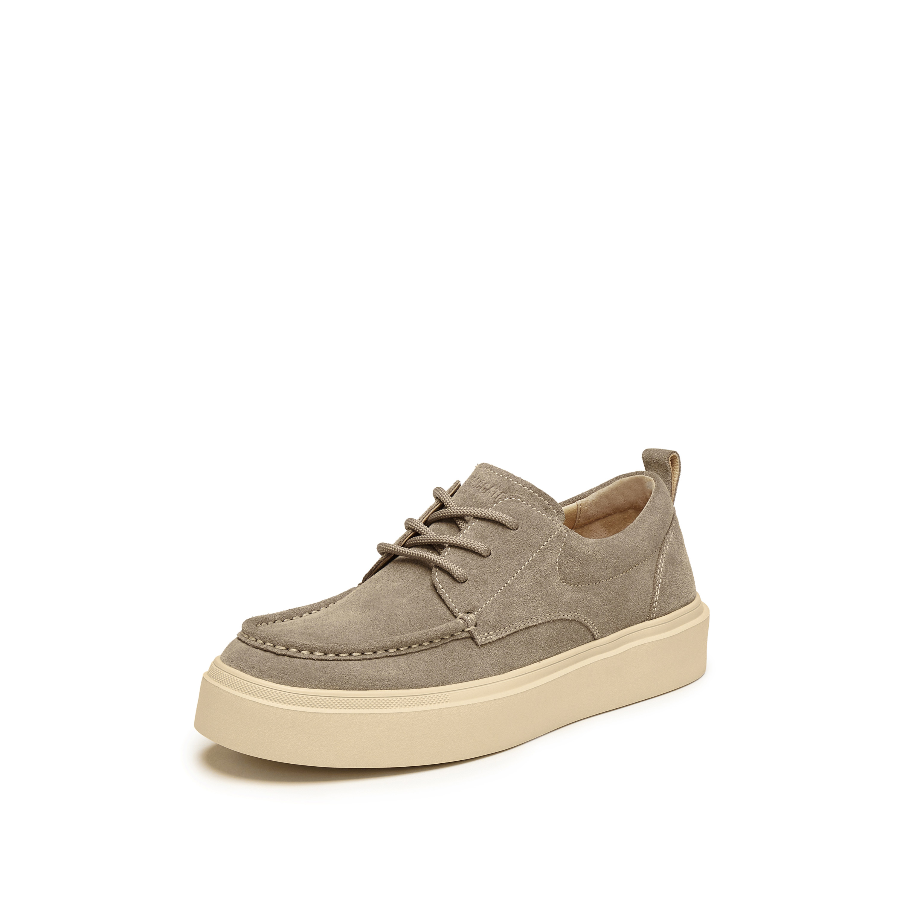 思加图2025秋季新款复古时尚板鞋厚底休闲鞋系带男单鞋H2821CM5