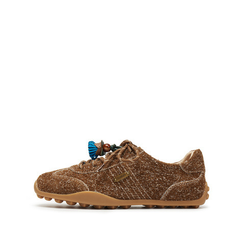 思加图2025秋季新款复古德训鞋运动休闲鞋百搭轻便女鞋子S0161CM5