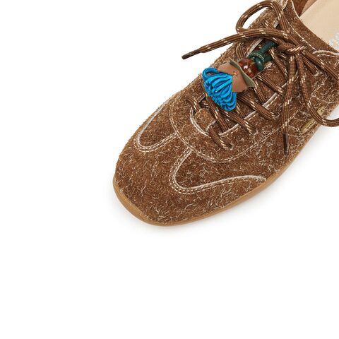 思加图2025秋季新款复古德训鞋运动休闲鞋百搭轻便女鞋子S0161CM5