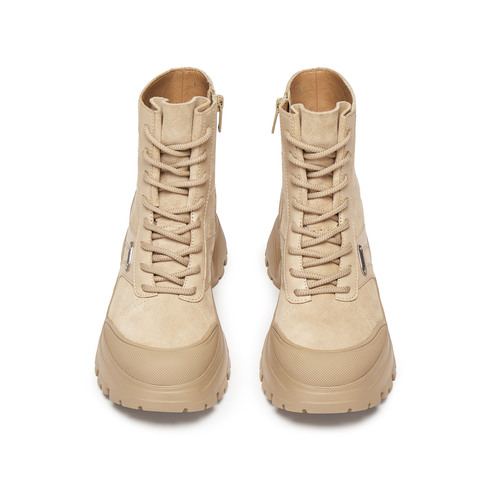 思加图2025冬季新款音符靴工装靴厚底增高短靴时装靴女靴EFU49DD5