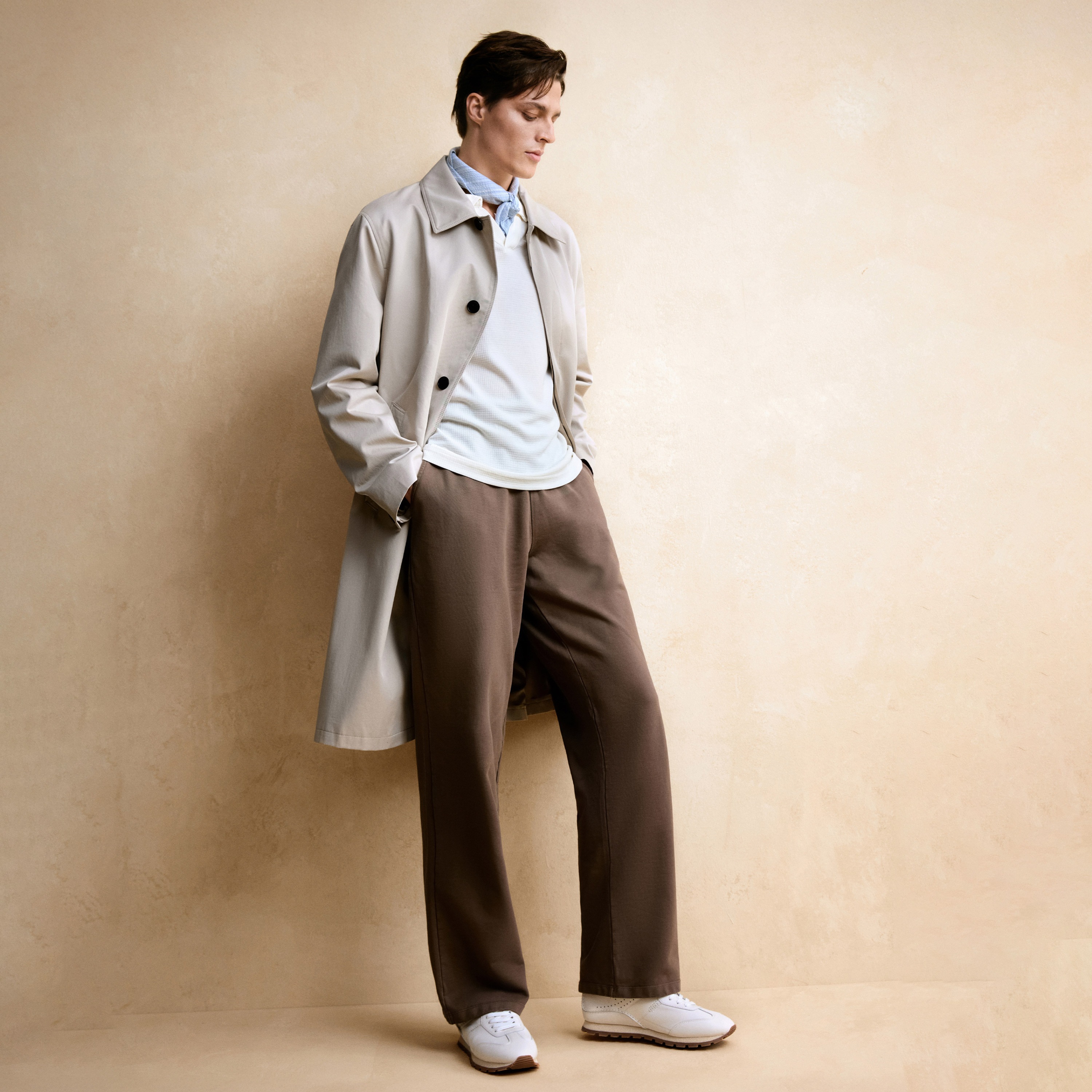 思加图2025秋季新款云步鞋德训鞋阿甘鞋小白鞋休闲鞋男鞋H2716CM5