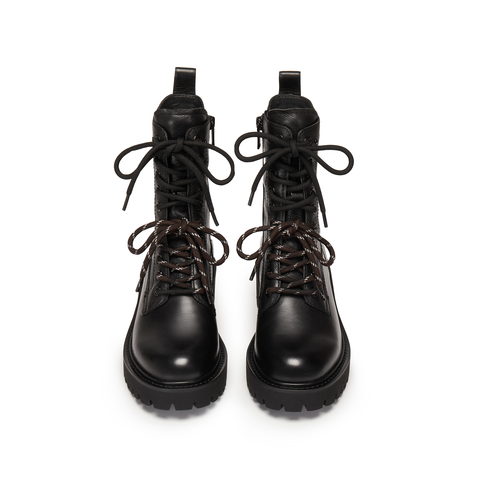 思加图2025冬季新款灵魂乐手马丁靴中筒靴厚底时装鞋女靴EGB51DZ5