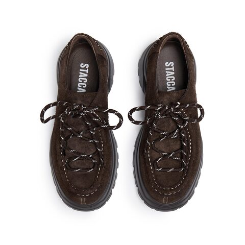 思加图2025秋季新款海豚奇境复古袋鼠鞋厚底增高单鞋女鞋EFU44CM5